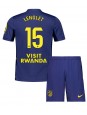 Atletico Madrid Clement Lenglet #15 Replika Borta Kläder Barn 2025-26 Kortärmad (+ byxor)